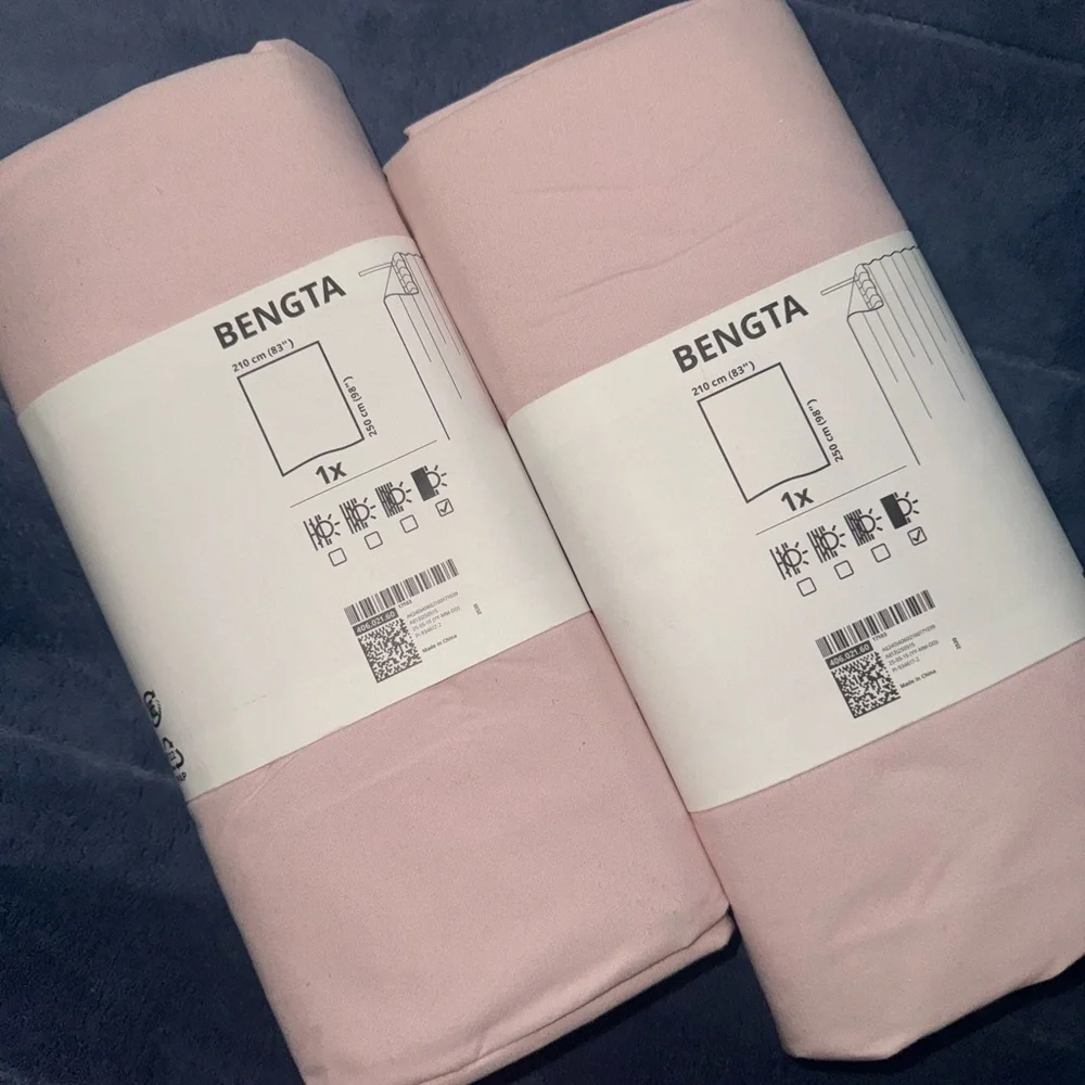 IKEA Bengta Blackout Curtains 🩷 (2) NEW